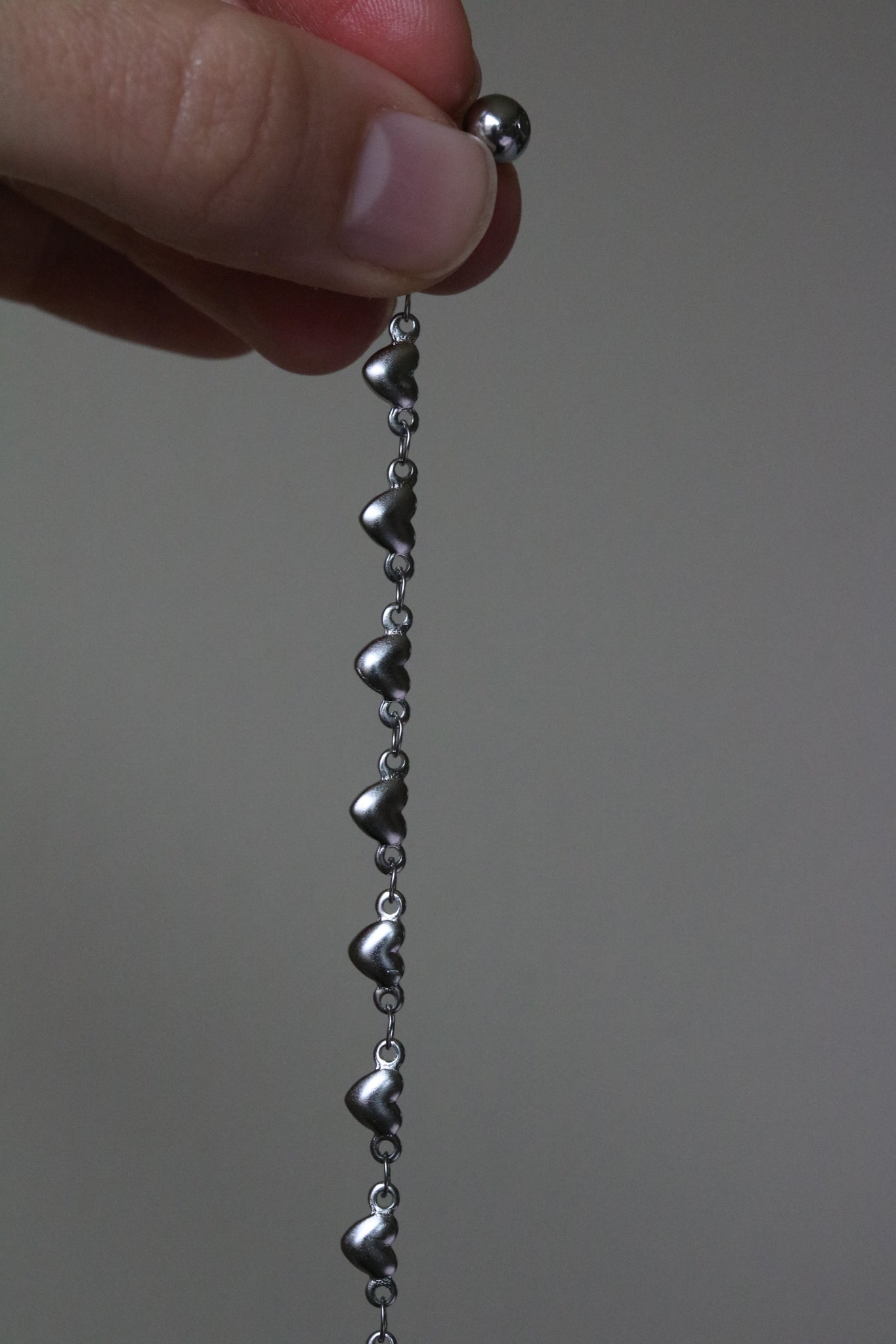 Silver Hearts Pendulum