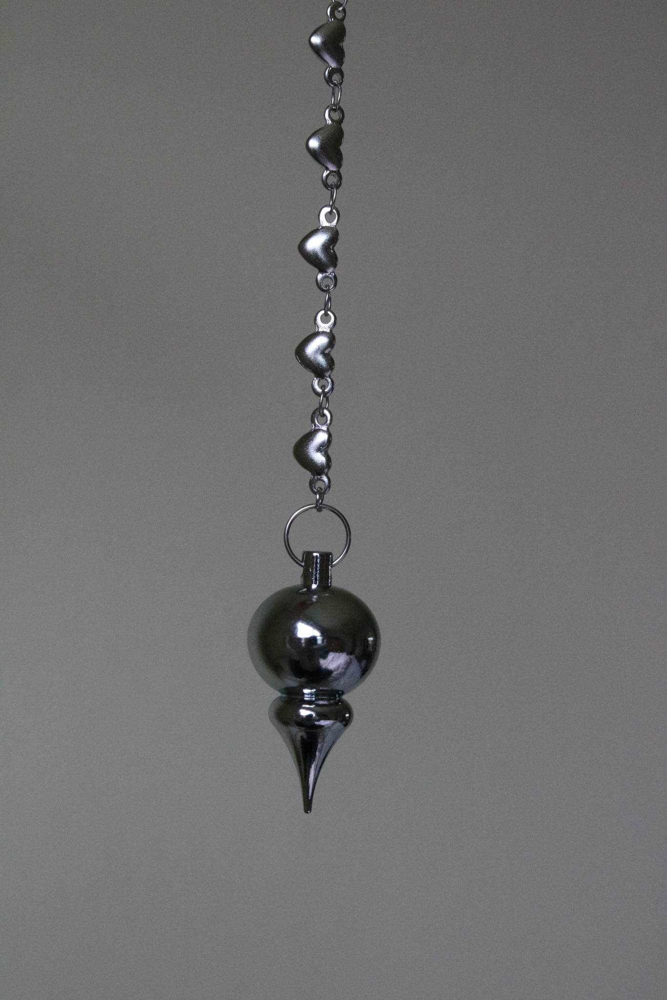 Silver Hearts Pendulum