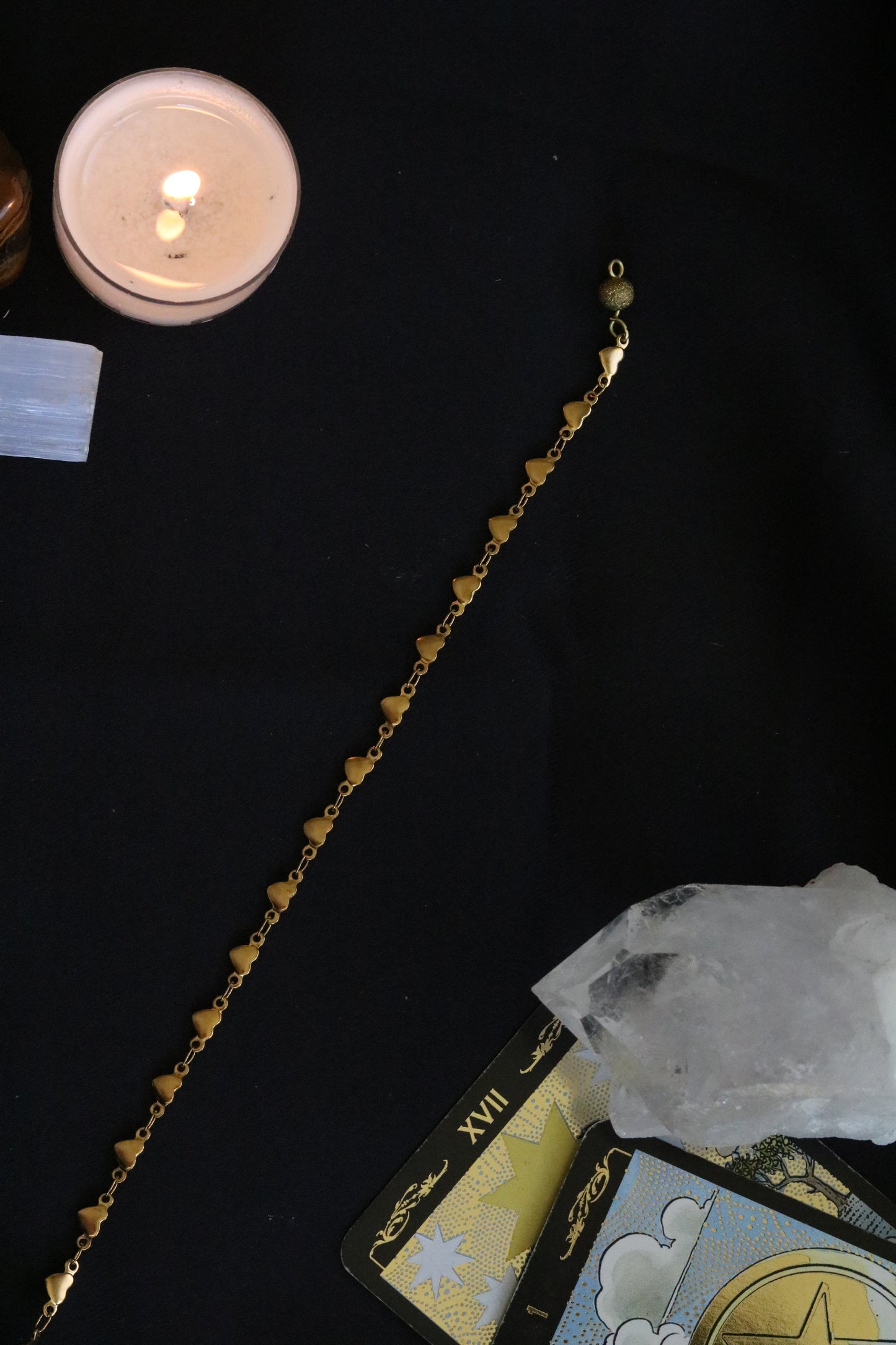 Golden Hearts Pendulum