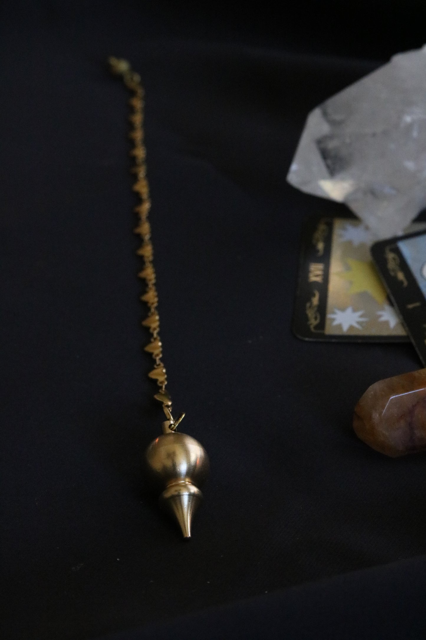 Golden Hearts Pendulum