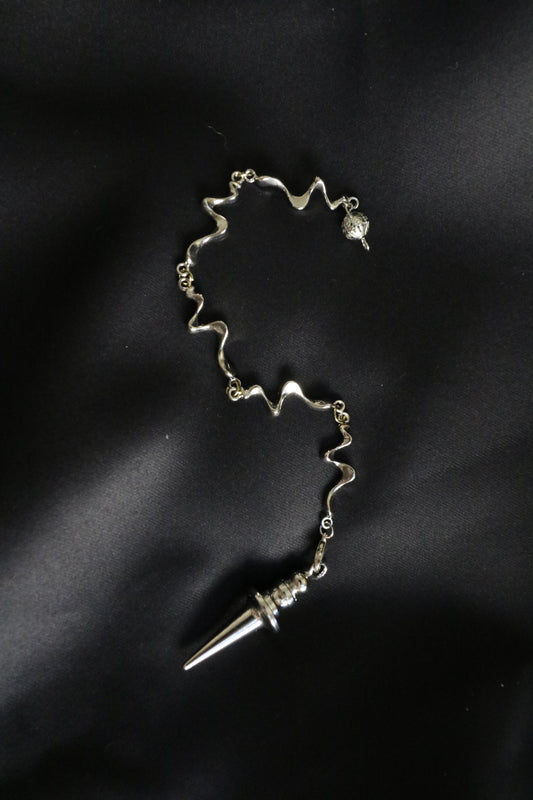 Silver Swirl Pendulum